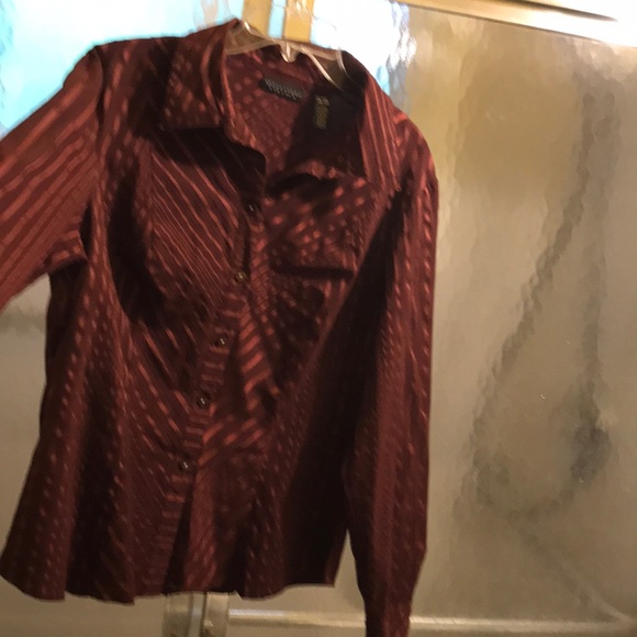 Apostrophe stretch long sleeved blouse 18/20 - Picture 3 of 5